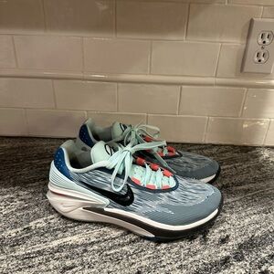 Men’s Nike Air Zoom GT Cut 2 Industrial Blue Jade Ice Basketball Shoes Size 9.5